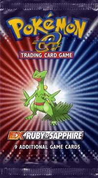 Ruby and Sapphire Booster Pack card from EX Ruby and Sapphire