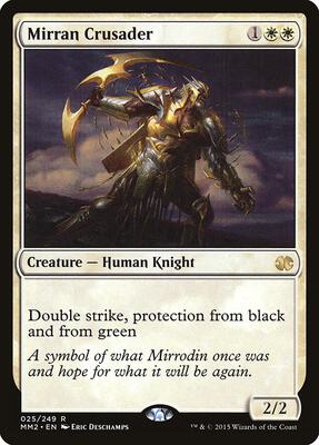Mirran Crusader card from Modern Masters 2015