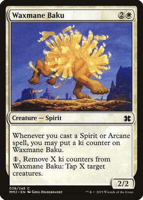 Waxmane Baku card from Modern Masters 2015