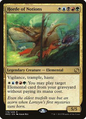 Horde of Notions card from Modern Masters 2015
