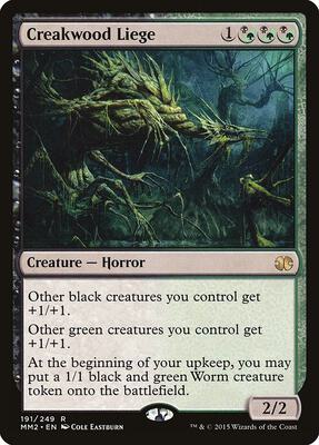 Creakwood Liege card from Modern Masters 2015