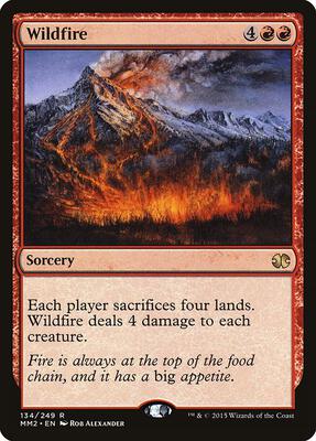 Wildfire card from Modern Masters 2015