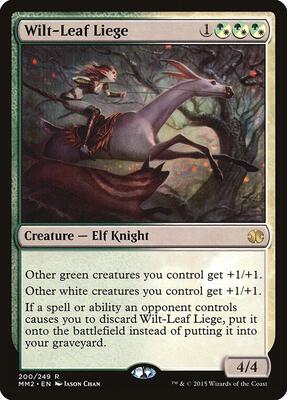 Wilt-Leaf Liege card from Modern Masters 2015