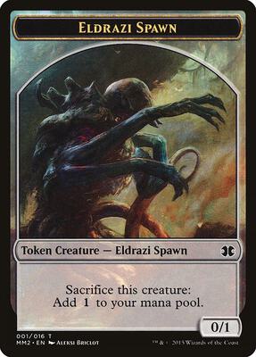 Eldrazi Spawn Token (001) card from Modern Masters 2015