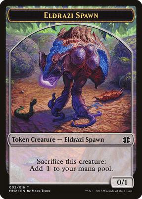 Eldrazi Spawn Token (002) card from Modern Masters 2015