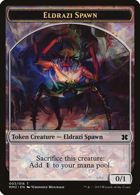 Eldrazi Spawn Token (003) card from Modern Masters 2015