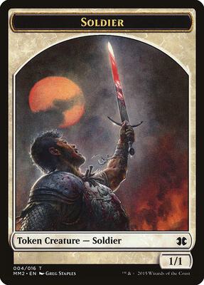 Soldier Token card from Modern Masters 2015