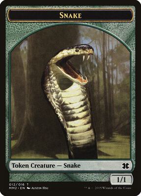 Snake Token card from Modern Masters 2015