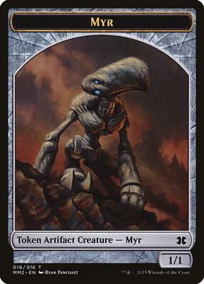 Myr Token card from Modern Masters 2015