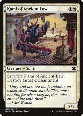 Kami of Ancient Law card from Modern Masters 2015