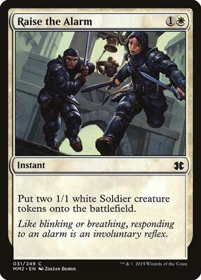 Raise the Alarm card from Modern Masters 2015