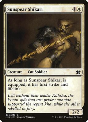 Sunspear Shikari card from Modern Masters 2015