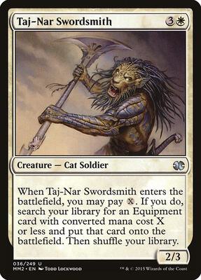 Taj-Nar Swordsmith card from Modern Masters 2015