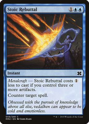 Stoic Rebuttal card from Modern Masters 2015