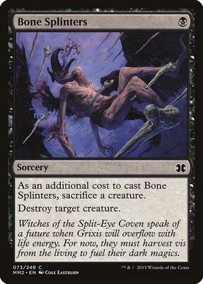 Bone Splinters card from Modern Masters 2015