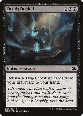 Death Denied card from Modern Masters 2015