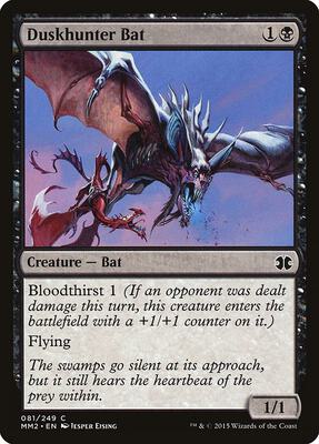 Duskhunter Bat card from Modern Masters 2015