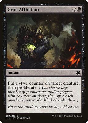 Grim Affliction card from Modern Masters 2015