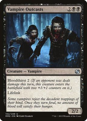 Vampire Outcasts card from Modern Masters 2015