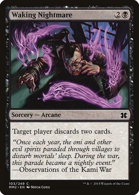 Waking Nightmare card from Modern Masters 2015