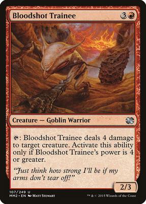 Bloodshot Trainee card from Modern Masters 2015