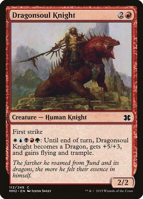 Dragonsoul Knight card from Modern Masters 2015