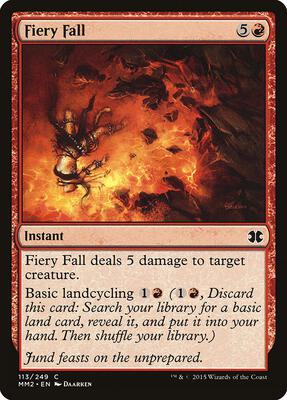 Fiery Fall card from Modern Masters 2015