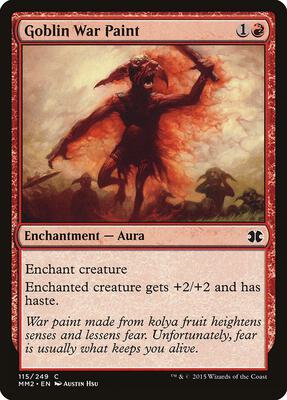 Goblin War Paint card from Modern Masters 2015