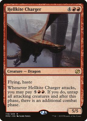 Hellkite Charger card from Modern Masters 2015