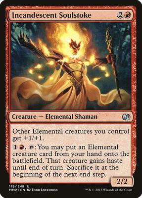 Incandescent Soulstoke card from Modern Masters 2015