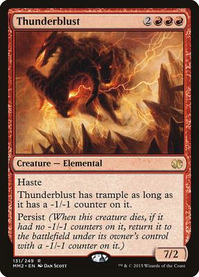 Thunderblust card from Modern Masters 2015