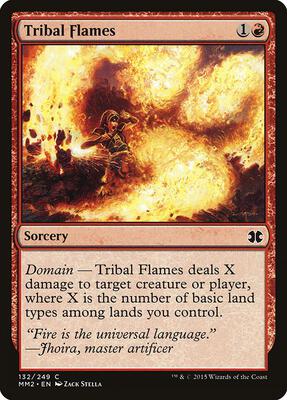 Tribal Flames card from Modern Masters 2015