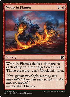 Wrap in Flames card from Modern Masters 2015
