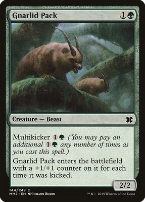 Gnarlid Pack card from Modern Masters 2015