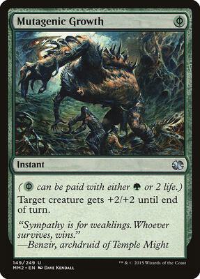 Mutagenic Growth card from Modern Masters 2015
