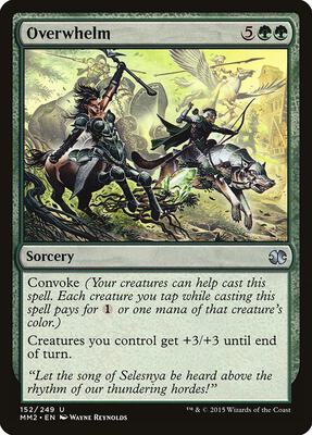 Overwhelm card from Modern Masters 2015