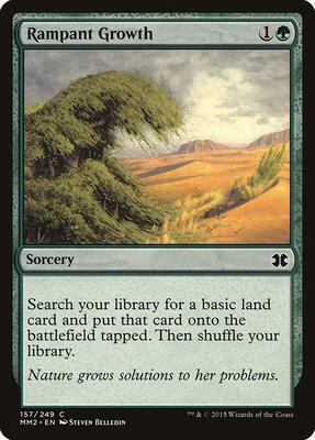 Rampant Growth card from Modern Masters 2015