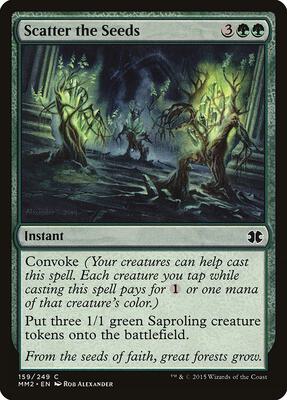 Scatter the Seeds card from Modern Masters 2015