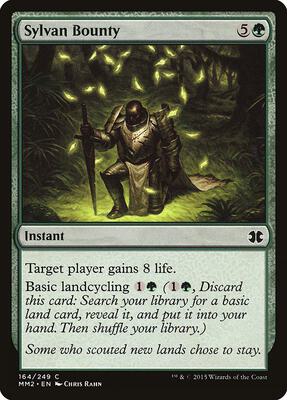 Sylvan Bounty card from Modern Masters 2015