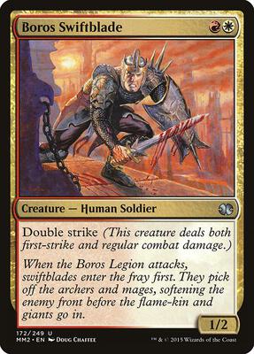 Boros Swiftblade card from Modern Masters 2015