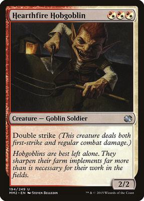 Hearthfire Hobgoblin card from Modern Masters 2015