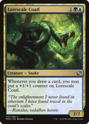Lorescale Coatl card from Modern Masters 2015
