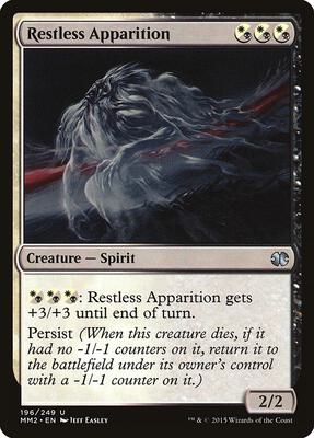 Restless Apparition card from Modern Masters 2015