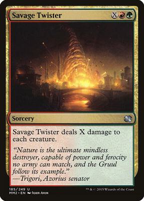 Savage Twister card from Modern Masters 2015