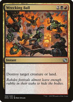 Wrecking Ball card from Modern Masters 2015