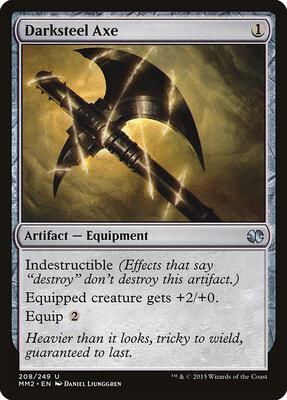 Darksteel Axe card from Modern Masters 2015