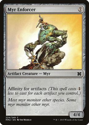 Myr Enforcer card from Modern Masters 2015
