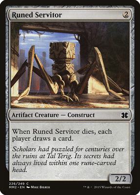 Runed Servitor card from Modern Masters 2015