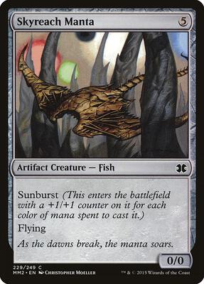 Skyreach Manta card from Modern Masters 2015