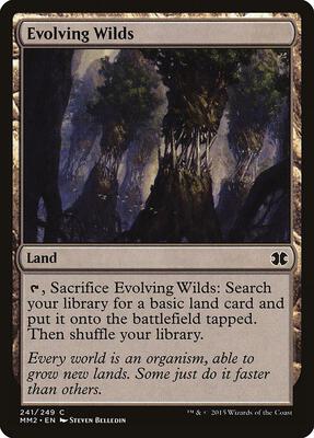 Evolving Wilds card from Modern Masters 2015